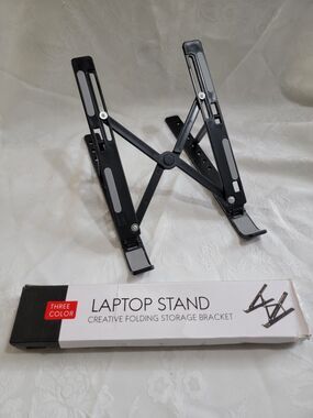 Three Color Laptop Stand Creative Folding Storage Bracket